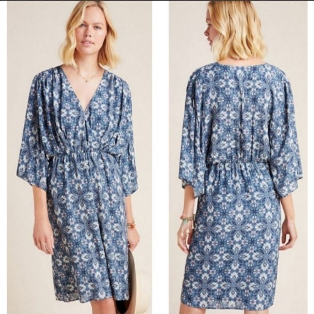 Anthropologie Laia Botanical Dress